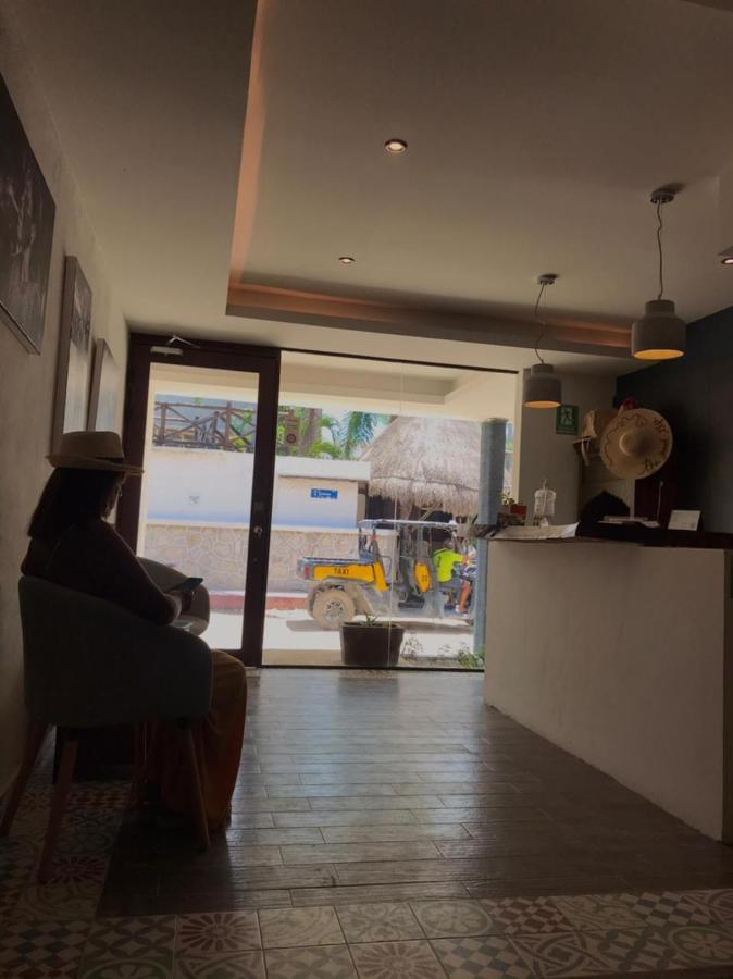 Hotel Mayari Holbox Kültér fotó Reception area