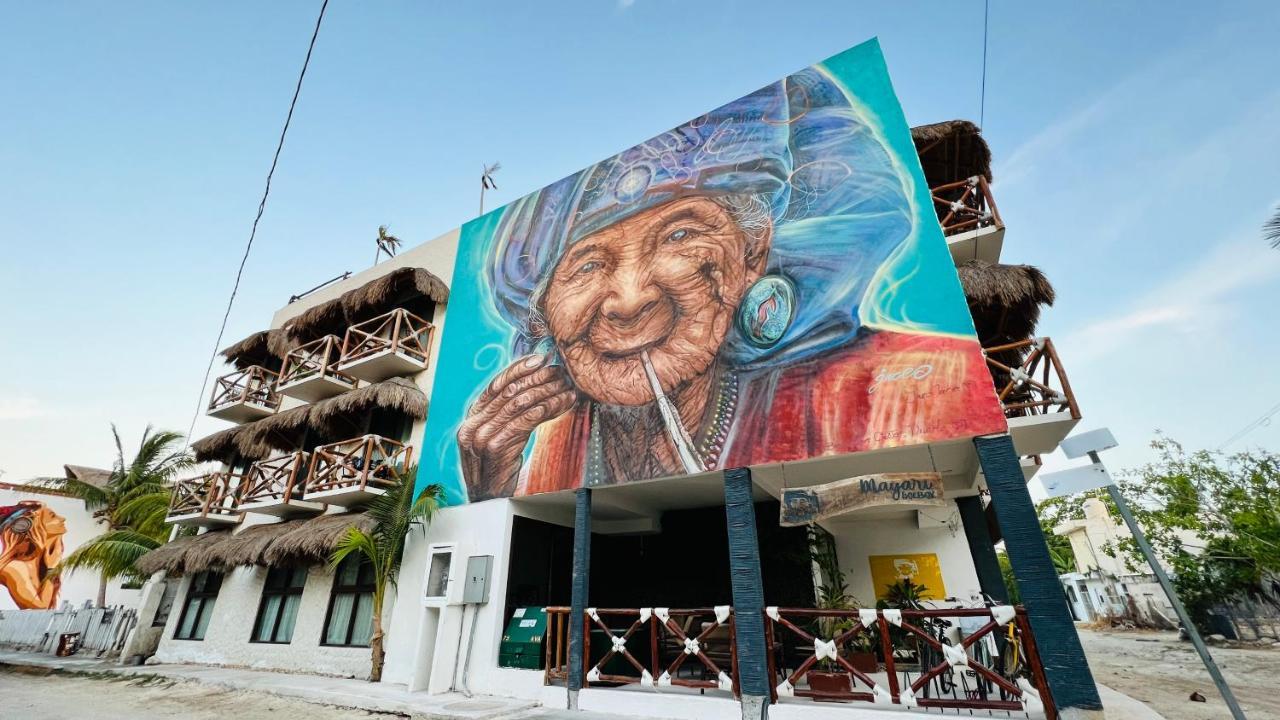 Hotel Mayari Holbox Kültér fotó Mural in Tulum