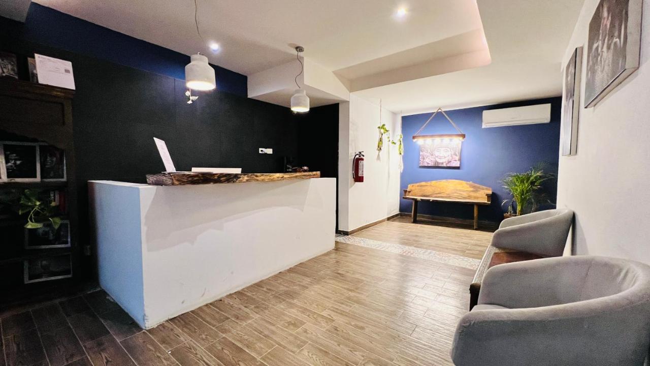 Hotel Mayari Holbox Kültér fotó Reception area